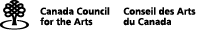 The logo of Canada Council for the Arts; Conseil des Arts du Canada. 