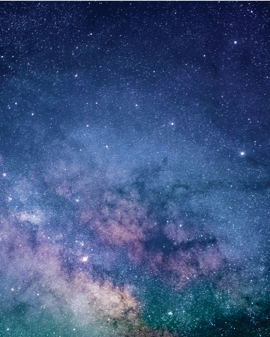 Colour Photograph: Photographic image of stars in outer space