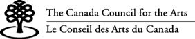 Logo: The Canada Council for the Arts; Logo: Le Conseil des Arts du Canada.