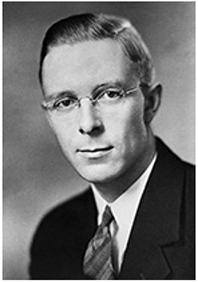 A portrait image of Ernest Manning.