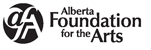 Logo: Alberta Foundation for the Arts.