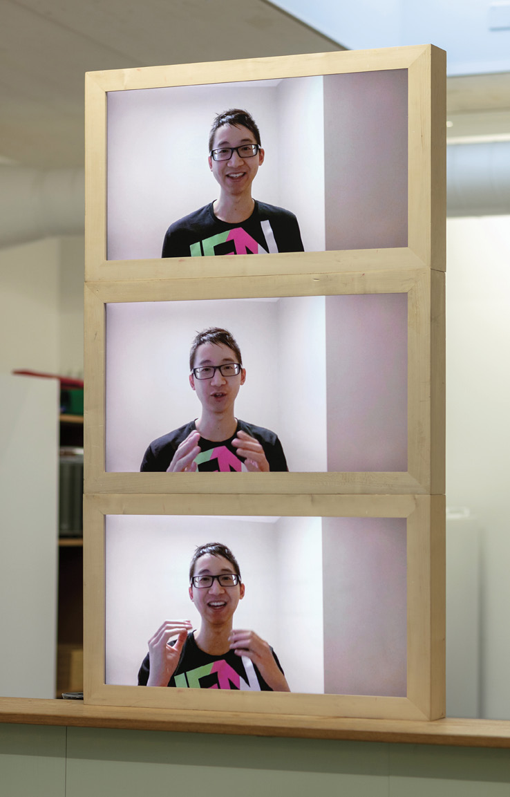 Three Webcam Portraits