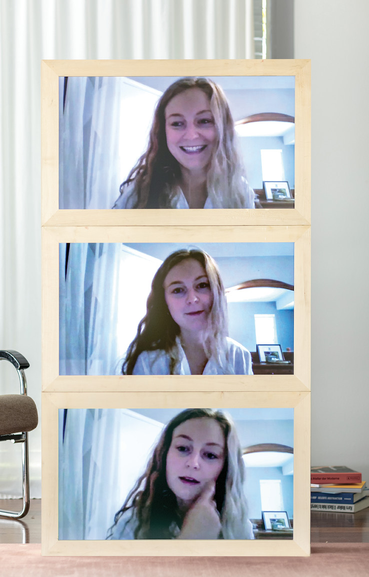 Three Webcam Portraits
