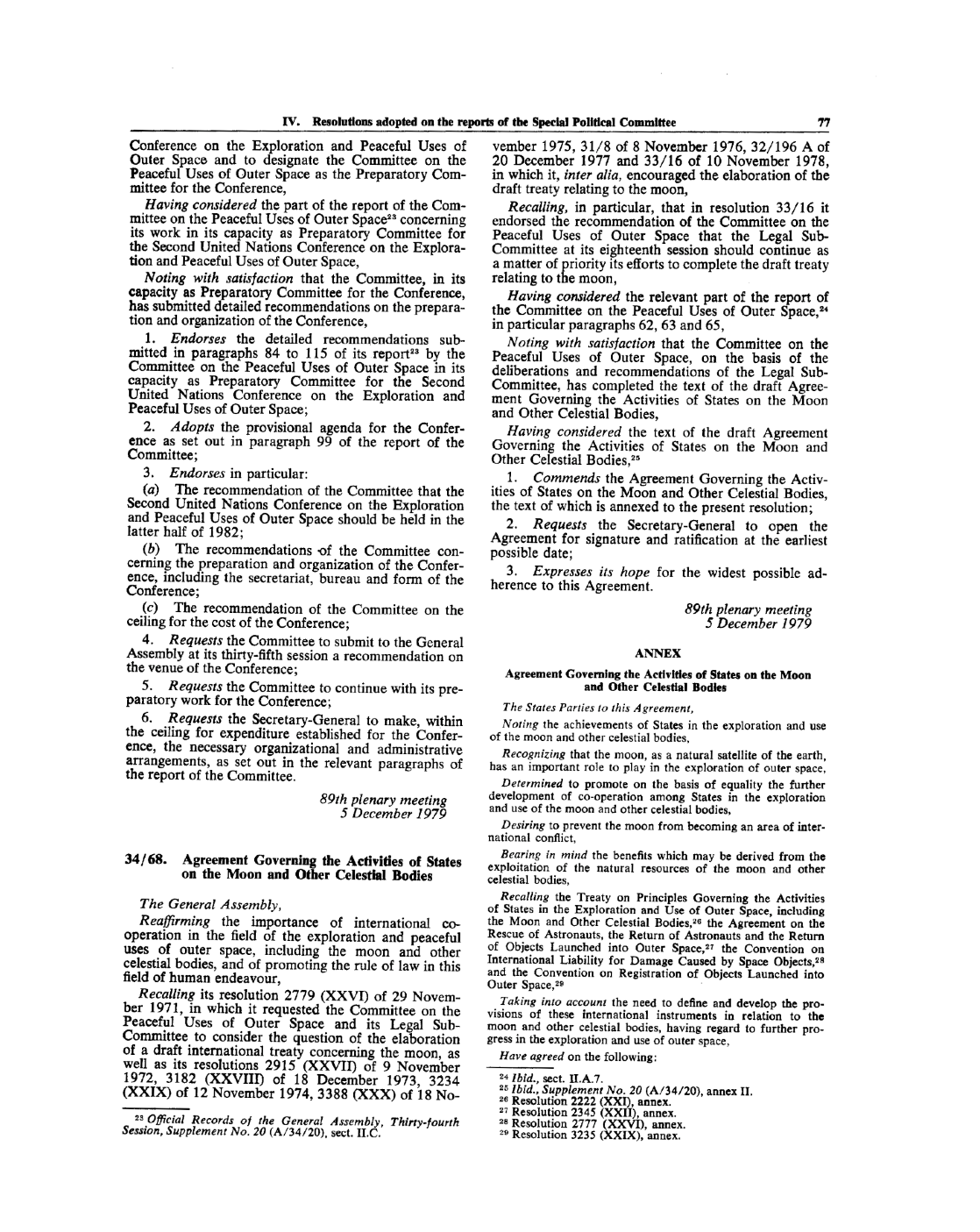 Page 77 of the minutes of the UN General Assembly thirty-fourth session.
