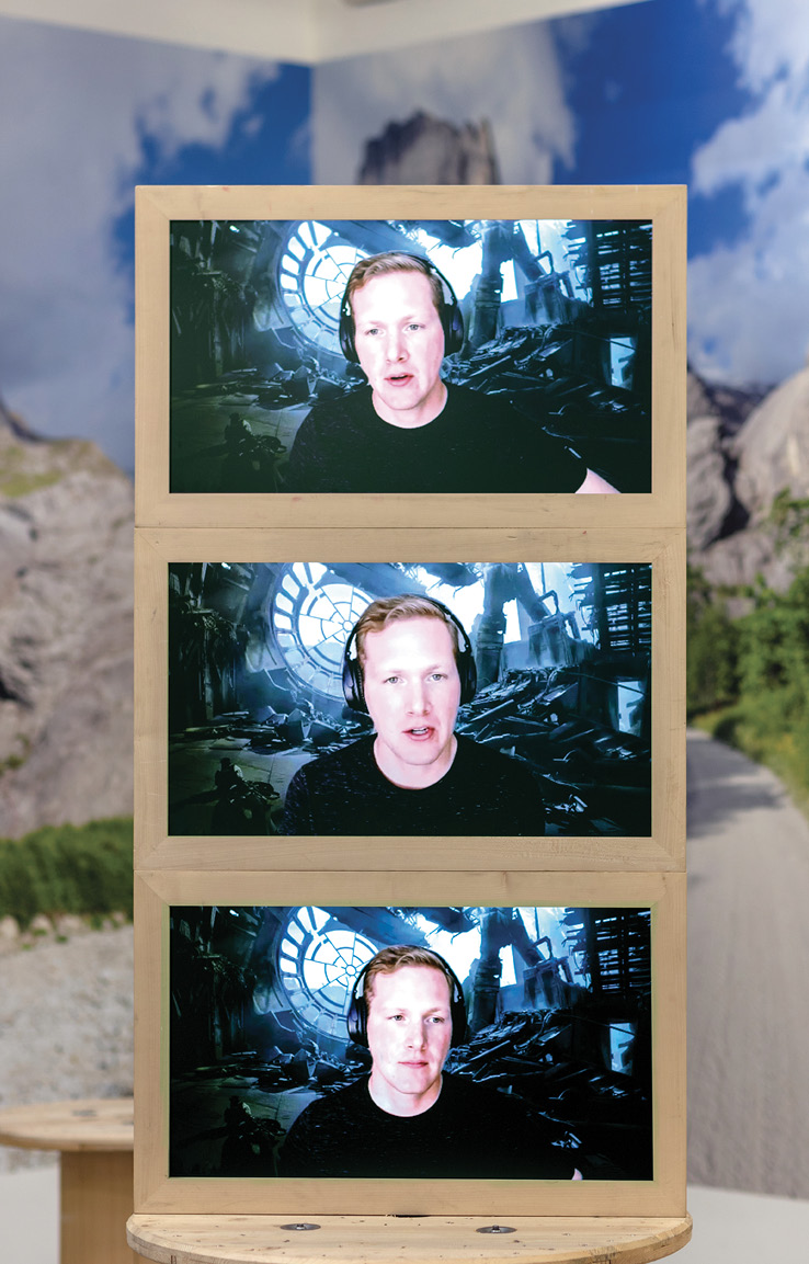 Three Webcam Portraits