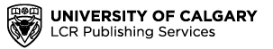 Logo: University of Calgary LCR Publishing Services