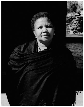 THE FIRST WOMAN TO BECOME PRESIDENT OF BOTSWANA’S NATIONAL HOUSE OF CHIEFS: KGOSI MOSADI SEBOKO, PARAMOUNT CHIEF OF BALETE. (PHOTO: DR. DON I. RAY.)
