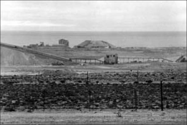 A view of the vast Alexkor diamond mine property.